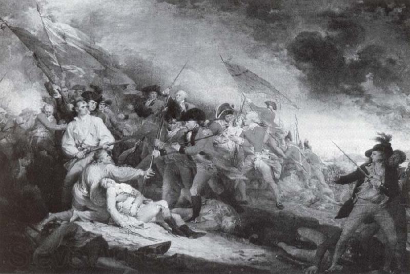 John Trumbull Tod des General Warren in der Schlach von Bunker-s Hill France oil painting art